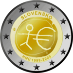 2 € Slovaquie 2009 - UEM